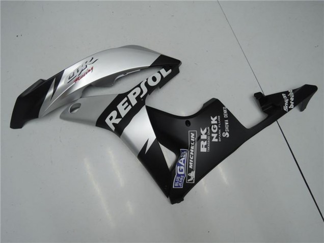 Carénages Moto Honda CBR600RR 2007-2008 - Noir Mat Argent Gris Repsol