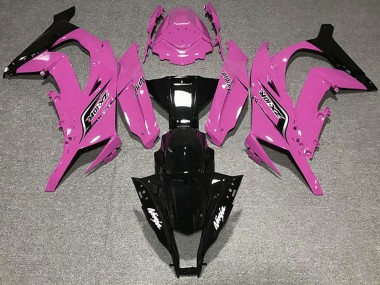 Carénages Moto Kawasaki ZX10R 2011-2015 - Rose Noir Brillant