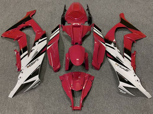 Carénages Moto Kawasaki ZX10R 2011-2015 - Rouge Marron Blanc Noir