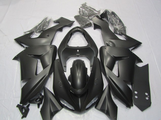 Carénages Moto Kawasaki ZX10R 2006-2007 - Noir Mat