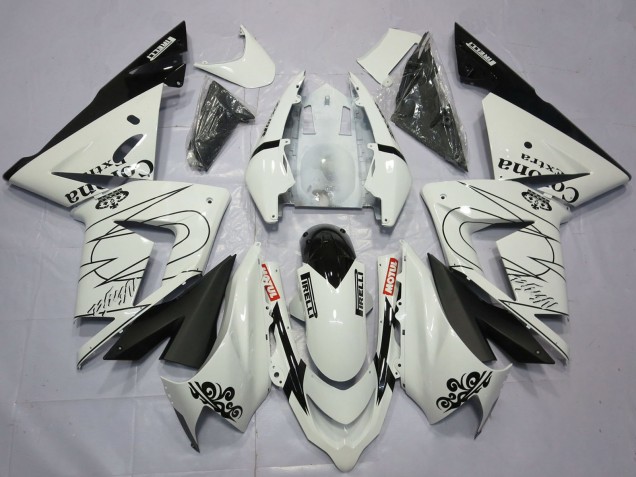 Carénages Moto Kawasaki ZX10R 2004-2005 - Blanc Corona