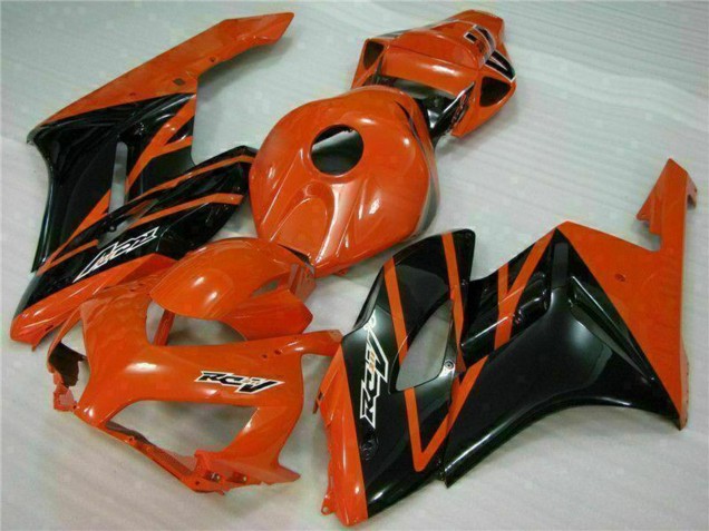 Carénages Moto Honda CBR1000RR 2004-2005 - Orange Noir Brillant