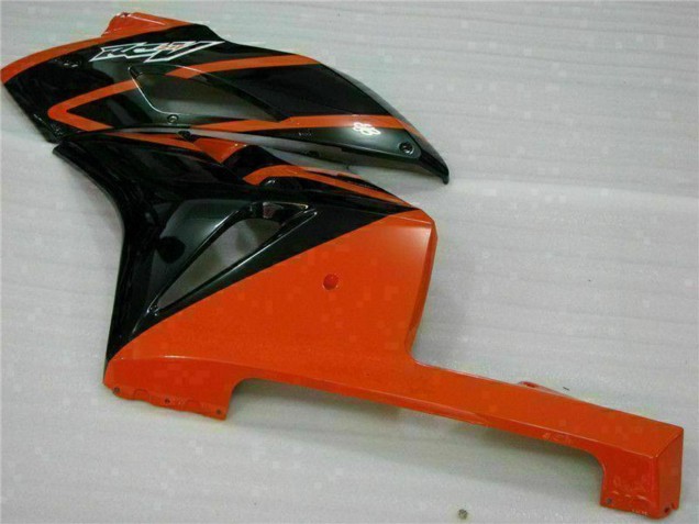 Carénages Moto Honda CBR1000RR 2004-2005 - Orange Noir Brillant