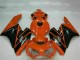 Carénages Moto Honda CBR1000RR 2004-2005 - Orange Noir Brillant
