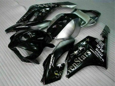 Carénages Moto Honda CBR1000RR 2004-2005 - Argent Noir Brillant SevenStars