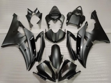 Kits Carénage Moto ABS Yamaha R6 2008-2016 - Noir Brillant Noir Mat