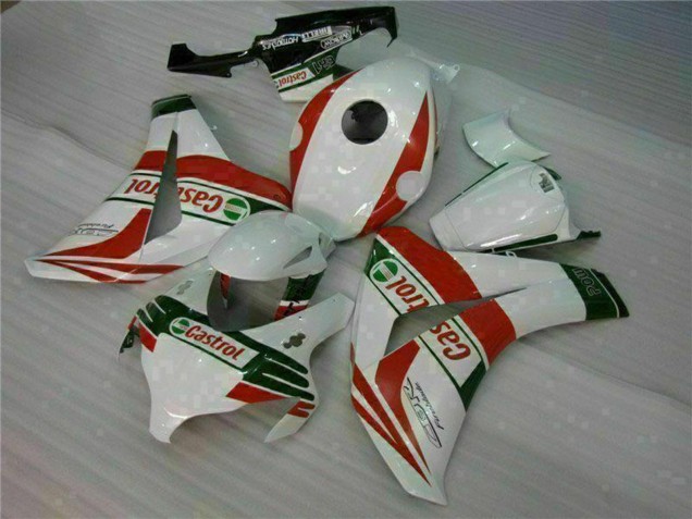 Carénages Moto Honda CBR1000RR 2008-2011 - Blanc Rouge Vert Castrol