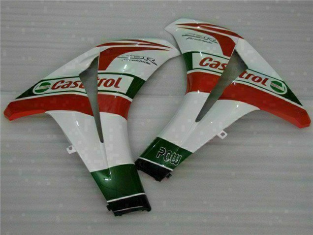Carénages Moto Honda CBR1000RR 2008-2011 - Blanc Rouge Vert Castrol