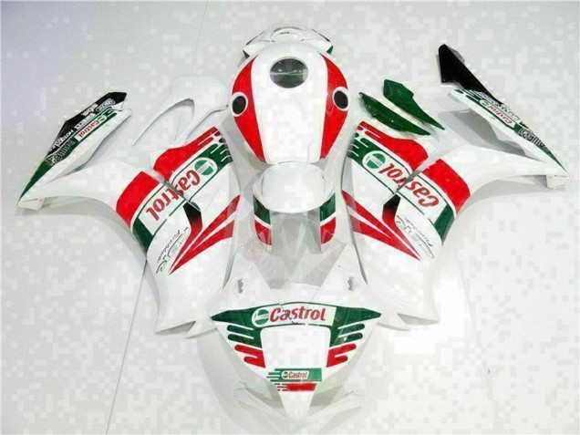 Carénage Moto Honda CBR1000RR 2012-2016 - Blanc Rouge Vert Castrol