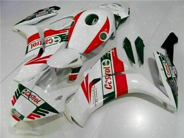 Carénage Moto Honda CBR1000RR 2012-2016 - Blanc Rouge Vert Castrol