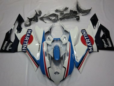 Carénages Moto Ducati 1199 2011-2014 - Blanc Bleu Clair Rouge Noir Martini