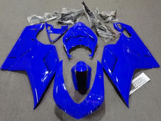 Carénages Moto Ducati 1098 2007-2014 - Bleu Brillant Plaine
