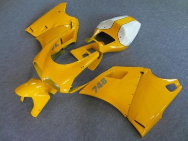 Carénages Moto Ducati 748 1993-2005 - Blanc Jaune