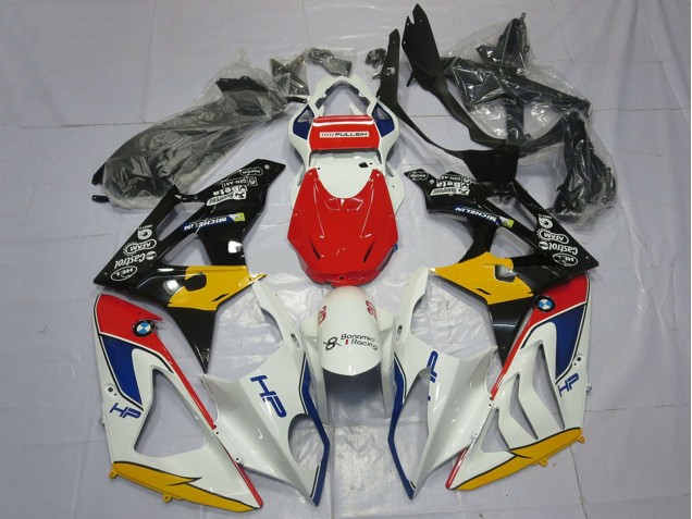 Carénages Moto BMW S1000RR 2015-2016 - Blanc Rouge Bleu Jaune Noir HP