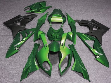 Carénages Moto BMW S1000RR 2009-2014 - Vert Noir Mat