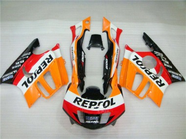 Carénage Moto Honda CBR600 F3 1995-1996 - Orange Blanc Rouge Noir Brillant Repsol