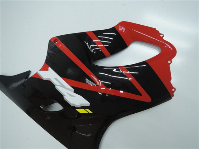 Kits Carénage Moto ABS Honda CBR600 F4i 2001-2003 - Rouge Noir Brillant