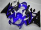 Carénage Moto Honda CBR600 F4i 2001-2003 - Bleu Noir Brillant