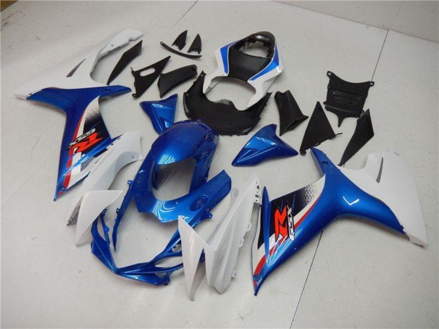 Carénage Moto Suzuki GSXR 600/750 2011-2024 - Blanc Bleu Noir Rouge