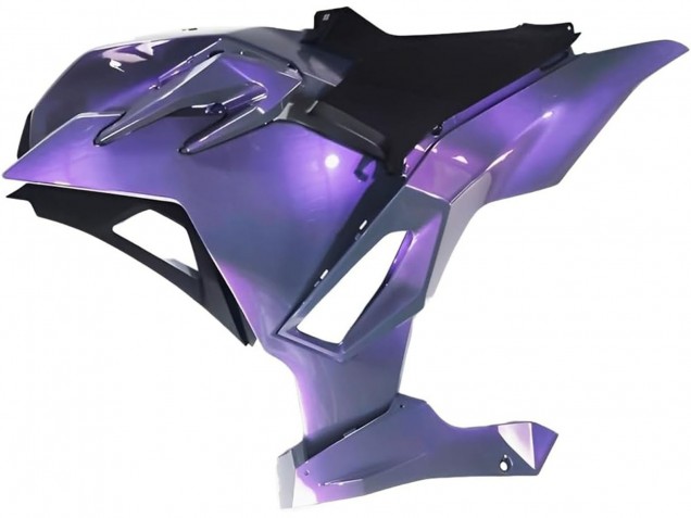 Carénages Moto Kawasaki Ninja 500 EX500R 2024-2025 - Caméléon Gris Dazz Violet Perle