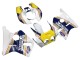 Carénages Moto Honda CBR400RR NC23 1987-1989 - Blanc Jaune Bleu Rothmans