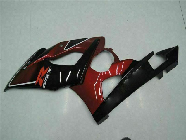 Carénage Moto Suzuki GSXR 1000 2005-2006 - Rouge Noir Brillant