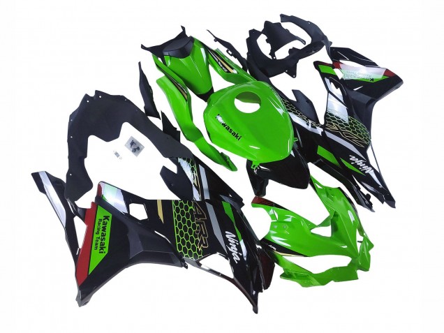 Carénages Moto Kawasaki ZX25R ZX-25R 2019-2025 - Vert Noir Rouge Rayon de Miel