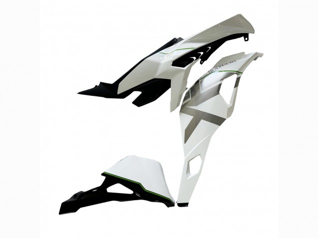 Carénages Moto Kawasaki ZX25R ZX-25R 2019-2025 - Blanc Argent Vert Noir Trick Star