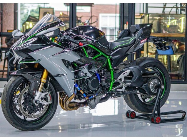 Carénages Moto Kawasaki Ninja H2 2015-2022 - Gris