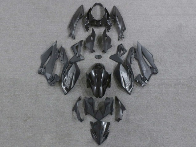 Carénages Moto Kawasaki Z400 2018-2024 - Noir Mat Noir Brillant