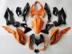 Carénages Moto Kawasaki Z400 2018-2024 - Orange Noir Brillant