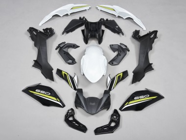 Carénages Moto Kawasaki Ninja Z650 2017-2019 - Noir Blanc Jaune