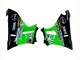 Carénages Moto Kawasaki ZZR400 1993-2007 - Vert Noir Brillant Vert Monstre Elf Touch4 Bridgestone