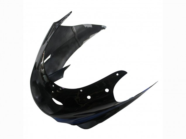 Carénages Moto Kawasaki ZZR1100 1990-1992 - Bleu Noir Brillant