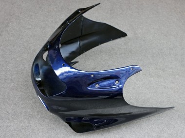 Carénages Moto Kawasaki ZZR1100 1993-2003 - Bleu Brillant Gris