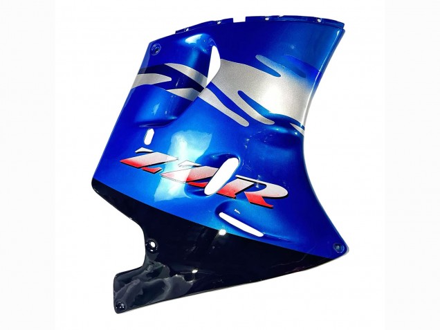 Carénages Moto Kawasaki ZZR1100 1993-2003 - Bleu Argent Noir