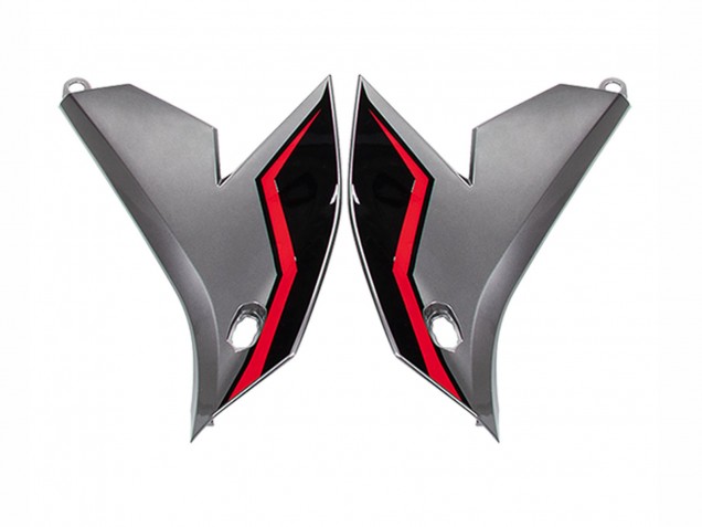 Carénages Moto Kawasaki Versys 650 2022-2025 - Gris Rouge Noir