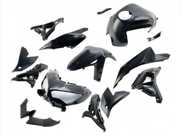 Carénages Moto Kawasaki Versys 650 2022-2025 - Noir Brillant