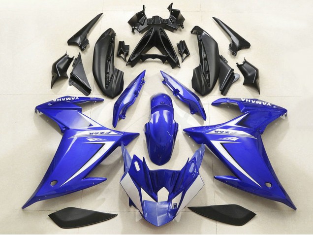 Carénage Moto Yamaha FZ6R 2009-2015 - Bleu Blanc
