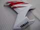 Carénages Moto Yamaha FZ6R 2009-2015 - Blanc Rouge Noir