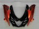 Carénages Moto Suzuki GSXR 1000 2009-2016 - Orange Noir Brillant