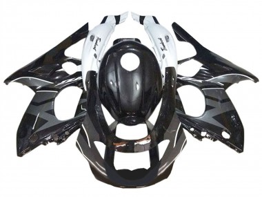 Carénages Moto Yamaha YZF600R Thundercat 1996-2007 - Noir Brillant Gris Blanc