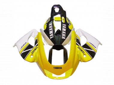 Carénages Moto Yamaha YZF 1000R Thundecourses 1997-2007 - Blanc Noir Jaune