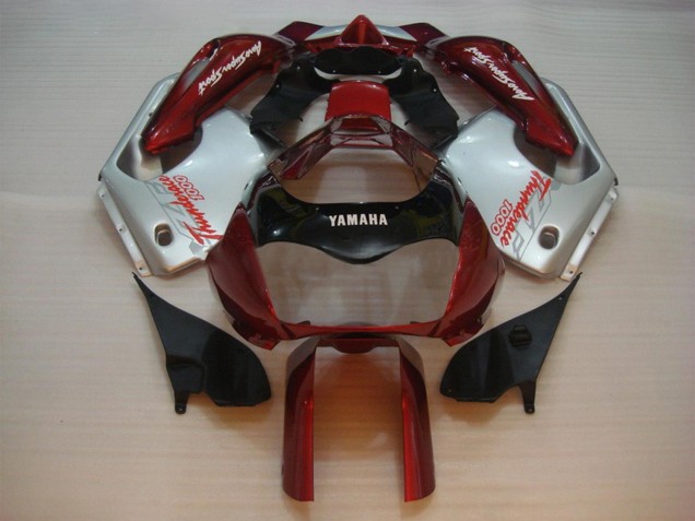 Carénage Moto Yamaha YZF 1000R Thundecourses 1997-2007 - Rouge Argent Thundecourses