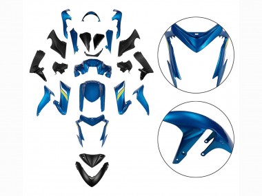 Carénages Moto Suzuki GSX-S 1000 2015-2020 - Noir Bleu Jaune
