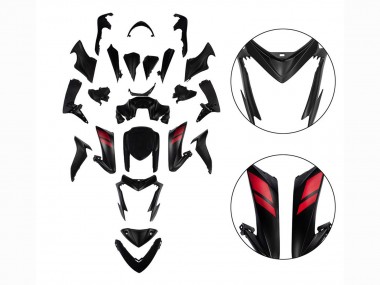 Carénages Moto Suzuki GSX-S 1000 2015-2020 - Noir Rouge