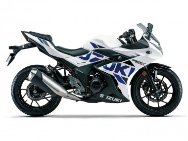 Carénages Moto Suzuki GSX250R 2017-2020 - Blanc Bleu Noir