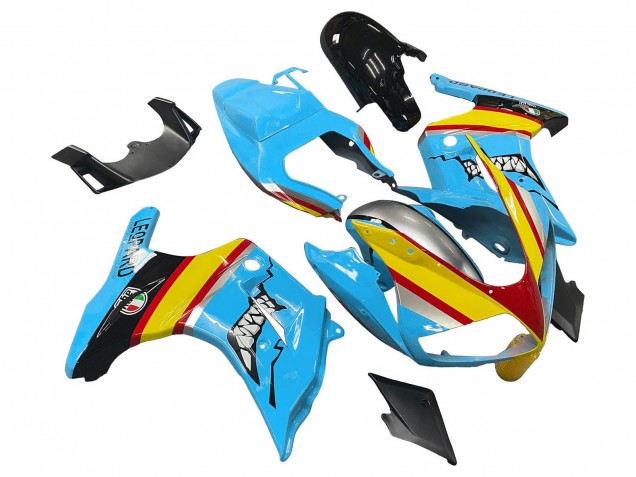 Carénages Moto Suzuki SV650 2003-2013 - Bleu Jaune Rouge Argent Requin