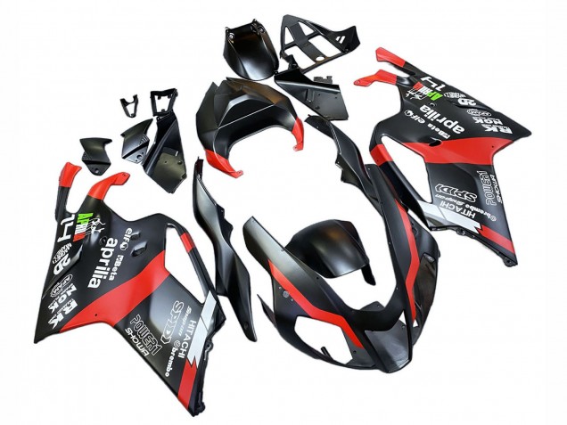 Carénages Moto Aprilia RSV1000 2003-2006 - Noir Rouge