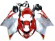 Carénages Moto Aprilia RSV1000 2003-2006 - Blanc Rouge Noir